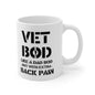Vet Bod Coffee Mug | Like A Dad Bob But With Extra Back Pain Military Veteran Gift | Gift For Dad | Patriotic Fathers Day Drink Funny Mug |Ceramic Mug 11oz