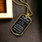 Dog Tags | Father and Son Heart To Heart White