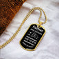 Dog Tags | Father and Son Heart To Heart White