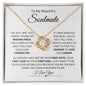 To My Soulmate | Love Knot Necklace (Yellow & White Gold Variants)