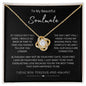 To My Soulmate | Love Knot Necklace (Yellow & White Gold Variants)