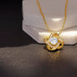 To My Soulmate | Love Knot Necklace (Yellow & White Gold Variants)