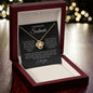 To My Soulmate | Love Knot Necklace (Yellow & White Gold Variants)