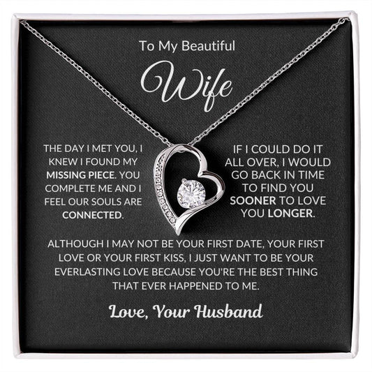 To My Wife | Forever Love Necklace